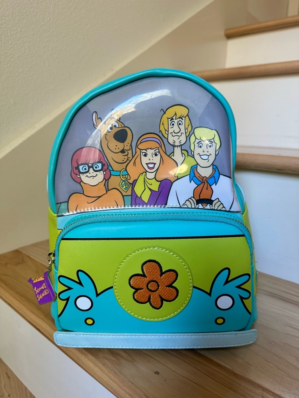 Scooby-Doo Character Loungefly Backpack in Aqua & Lime